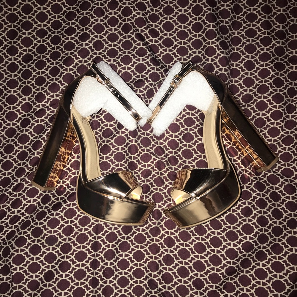 Speed limit 98 rose- gold taller than life heel